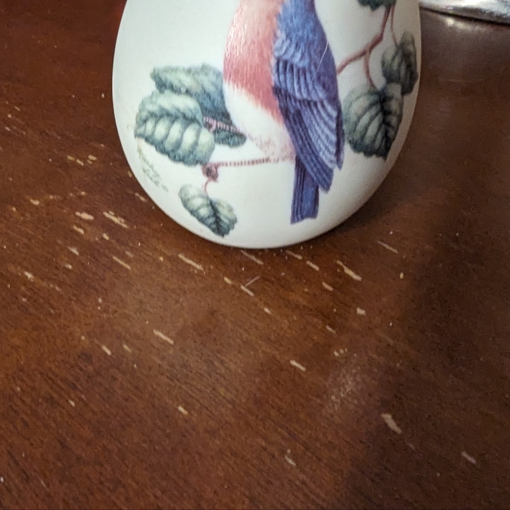 Ceramic hand painted egg